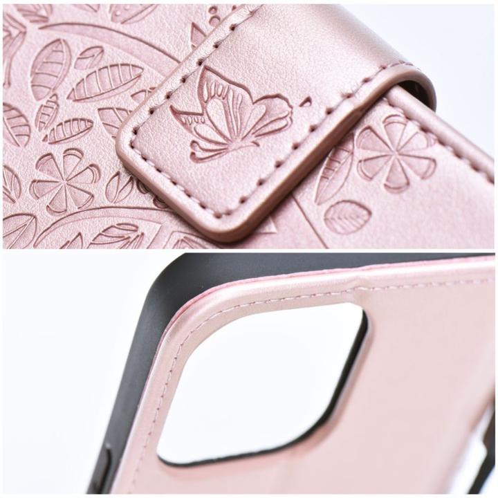 Produktbild Forcell Back panel cover OEM MEZZO Book case for IPHONE 12 / 12 PRO tree rose gold (Apple iPhone 12 Pro)