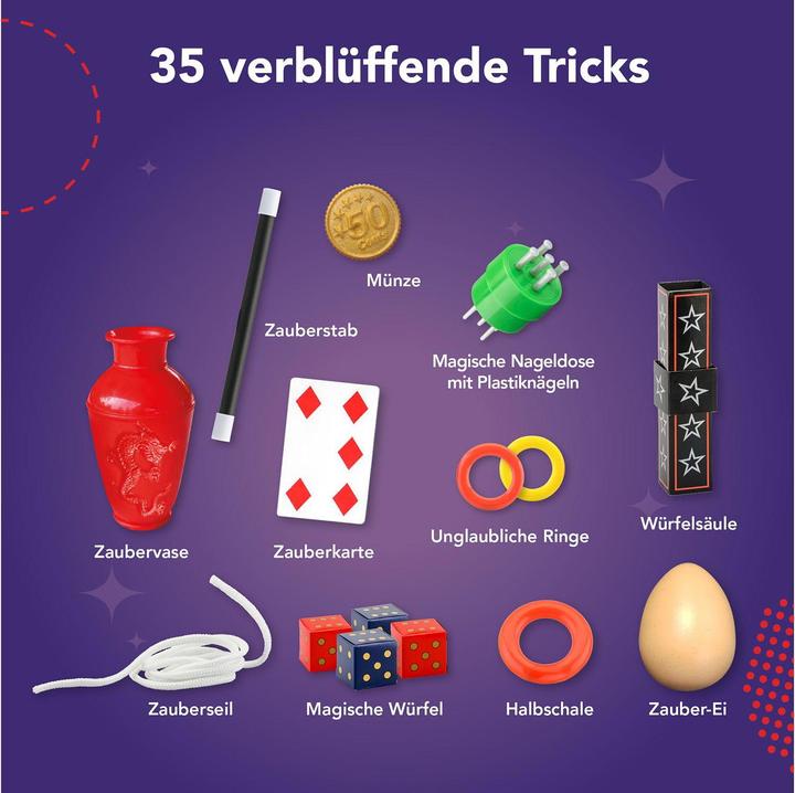 Produktbild Kosmos Zauberkasten Die Zauberschule Magic – Silber Edition
