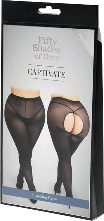 Produktbild Fifty Shades of Grey Captivate Plus Size Spanking Tights One Size Queen - Black (L)