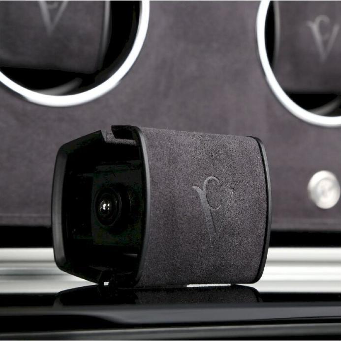 Actual product image Chronovision Watchwinder Ambiance VIII - Ebony Satin / White Satin (8x)