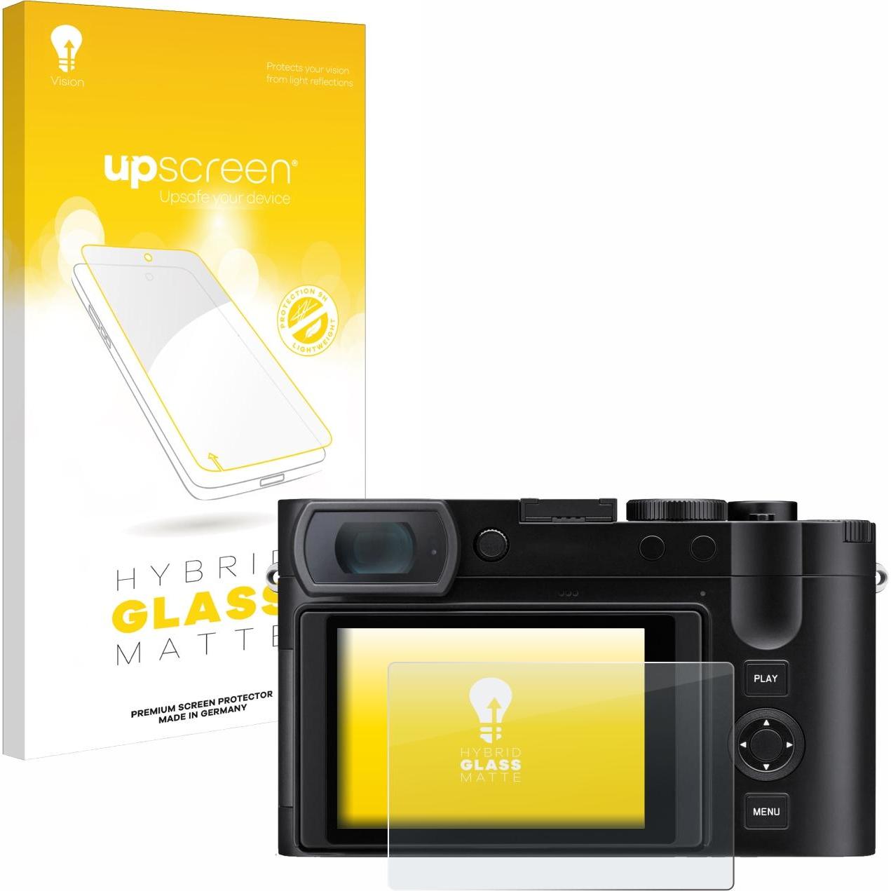 upscreen Schutzglas Schutzfolie Glas Folie Displayschutz matt (Displayschutz), Kameraschutz
