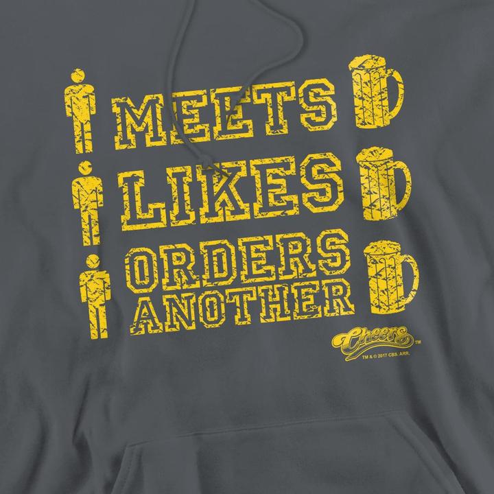 Produktbild Cheers Man Meets Beer Kapuzenpullover (M)