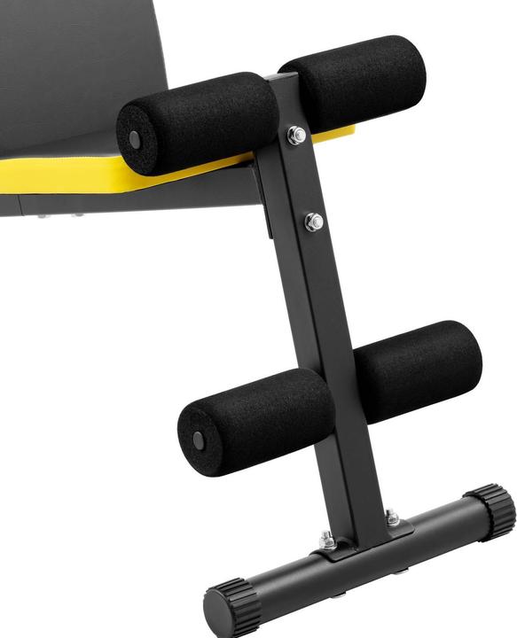 Actual product image Gymrex Schrägbank Hantelbank Trainingsbank Rückenlehne Fitnessbank verstellbar 100 kg