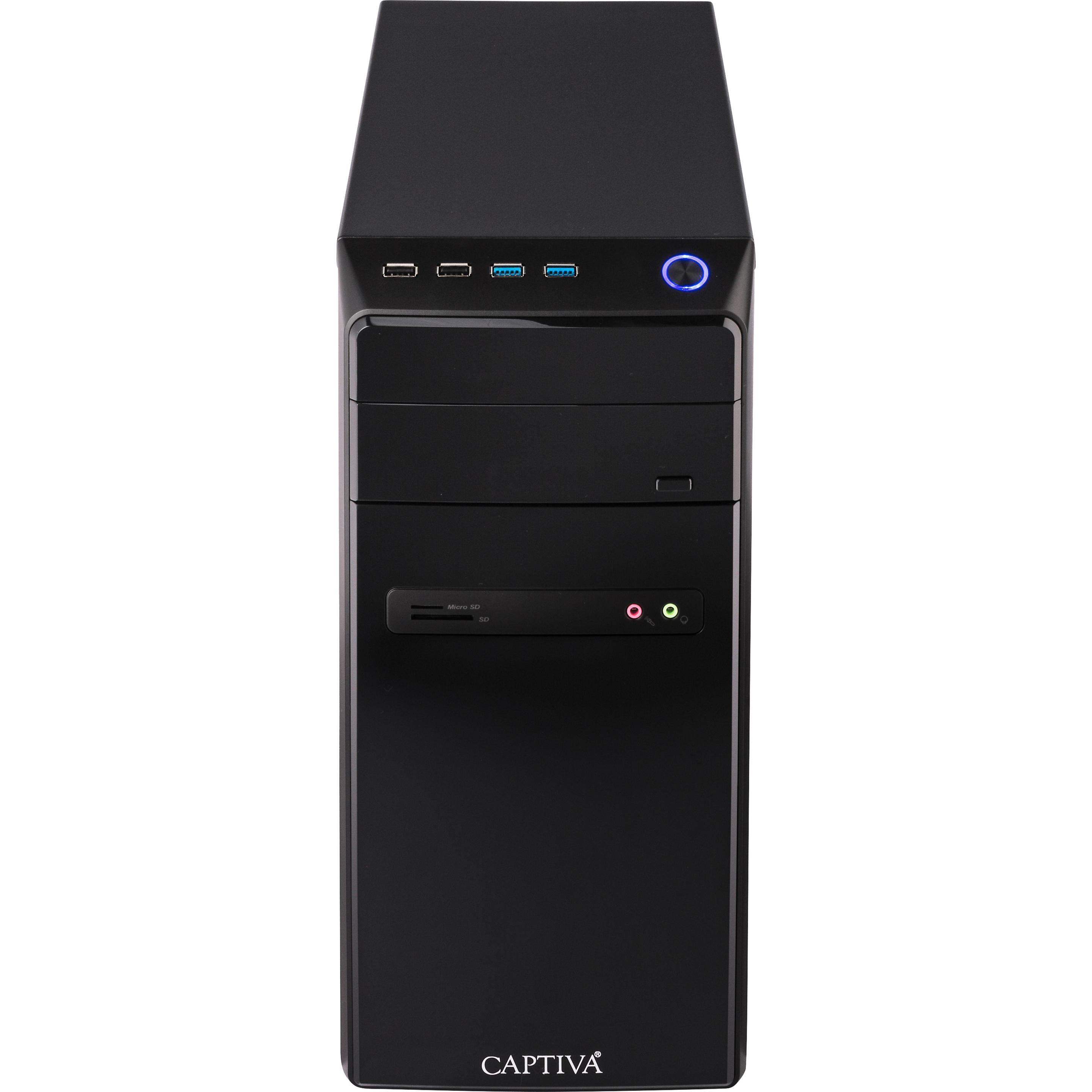 Captiva Power Starter I57-536 Pentium Gold UHD Graphics (Intel Pentium Gold G6400, 8 GB, 480 GB, UHD Graphics 610), PC, ...