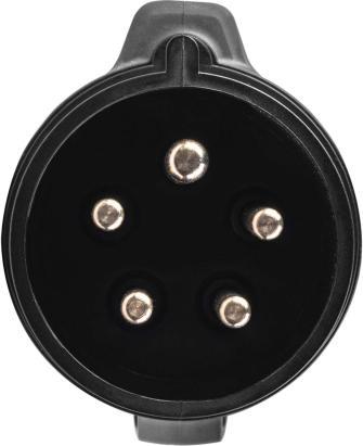 Produktbild GreenCell Adapter from red 16A 400V CEE coupling 5-pole socket to red 32A 5P (Typ 1, 11 kW, 16 A, 0.50 m)