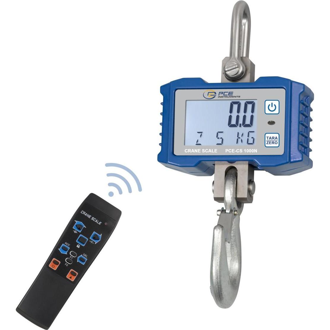 PCE Instruments, Bilancia di precisione, - bereik 1000 kg - tarrafunctie - LCD scherm - PCE-CS 1000N