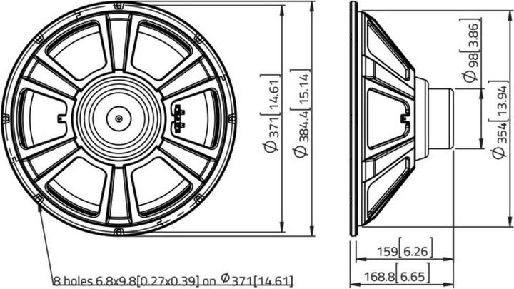 Produktbild Lavoce 15 Bassgitarrenlautsprecher Neodym
