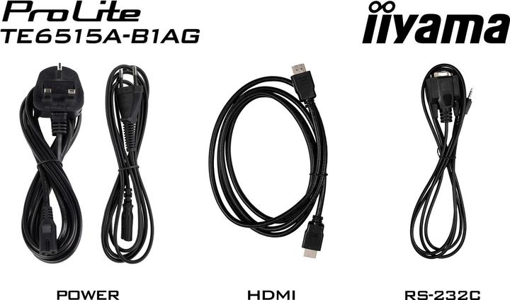 Actual product image iiyama LFD ProLite TE6515A-B1AG (3840 x 2160 Pixels, 64.50")