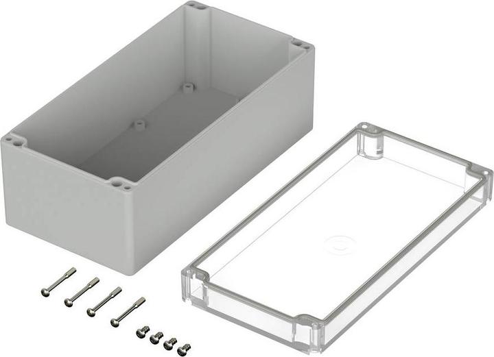 Actual product image Rose Industrial housing Light grey (RAL 7035) Polycarbonate (Housing)