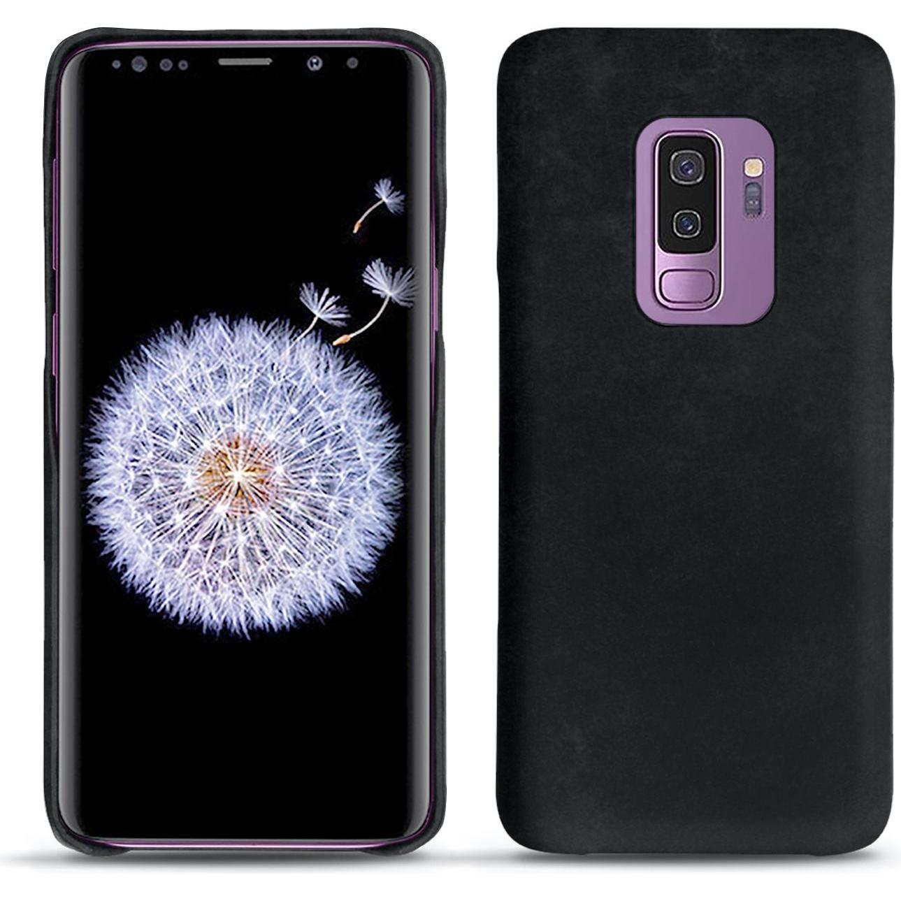 Noreve Lederschutzhülle (Samsung Galaxy S9+), Smartphone Hülle, Schwarz
