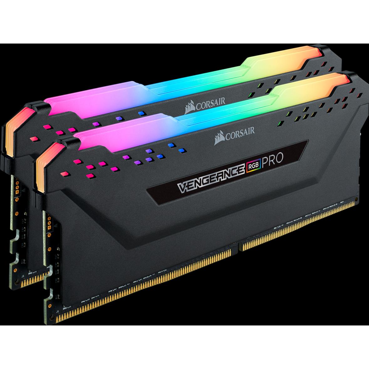 Thumbnail - Corsair Vengeance RGB Pro (2 x 16GB, 3000 MHz, DDR4-RAM, DIMM), RAM, Schwarz