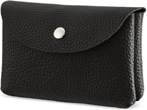 Only-Bags.Store Mini Vintage Vegane Geldbörse, Echtleder-Kartenetui, tragbarer Kartenhalter und Portemonnaie für