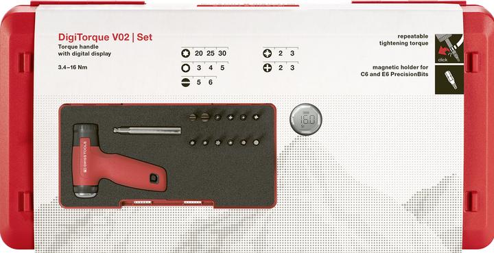 Produktbild PB Swiss Tools Drehmoment-Schraubenzieherset (1/4", 3.40 Nm, 16 Nm)
