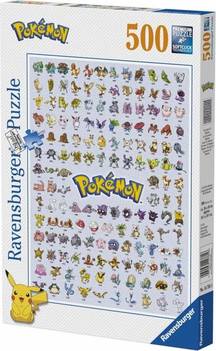 Produktbild Ravensburger Die ersten 151 Pokémon (500 Teile)