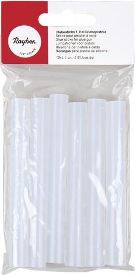 Actual product image Rayher Hot glue sticks transparent, 6 pcs.