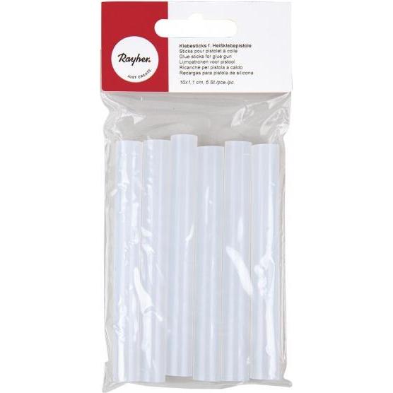 Rayher, Heisskleber, Heissklebesticks transparent, 6 St.