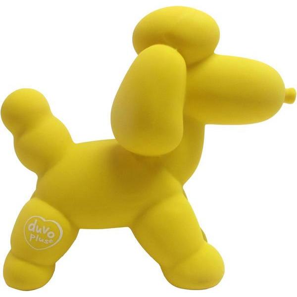 Thumbnail - Duvo+ Latex-Ballon Pudel, 14 cm, gelb, Hundespielzeug