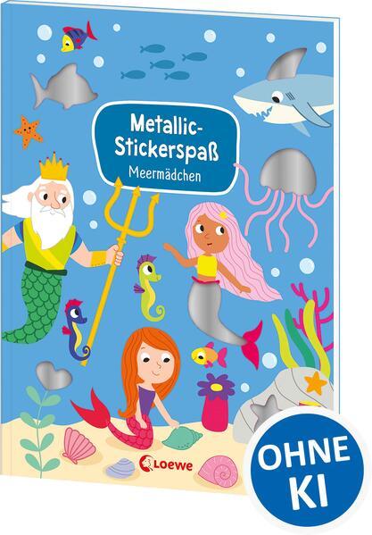 Produktbild Loewe Metallic-Stickerspass - Meermädchen (45 Sticker)