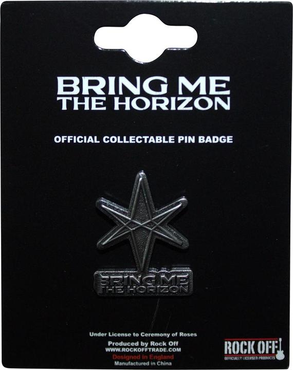 Actual product image Bring Me The Horizon 6 Point Star Badge