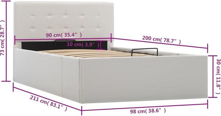 Actual product image vidaXL Bine (90 x 200 cm)