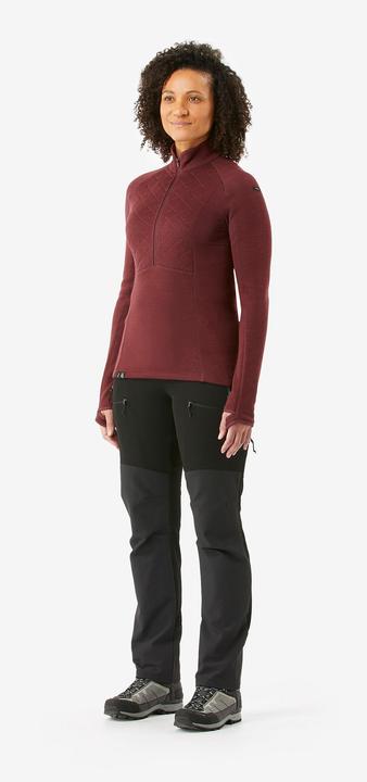 Actual product image Forclaz Women's long-sleeved merino trekking shirt - MT900 (S)