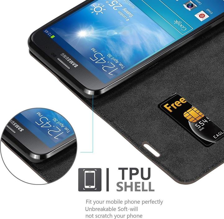 Actual product image Cadorabo Book Invisible Magnet Cover (Samsung Galaxy Mega 6.3)