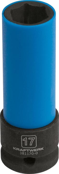 Actual product image Kraftwerk Deep impact socket 1/2 17mm w.plastic ring (17 mm)