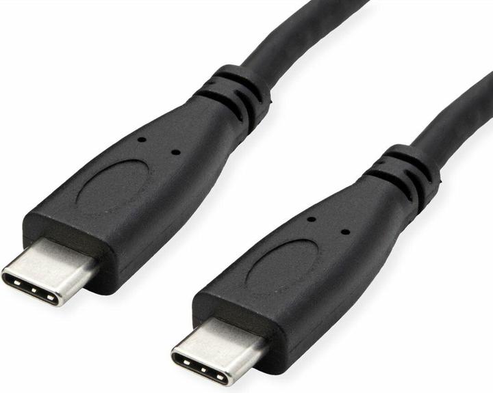 Actual product image Roline Câble USB3.2 Gen2, av. Emark PD 100W, C-C, M/M, 1m (1 m, USB 3.2 Gen 2, 100 W)