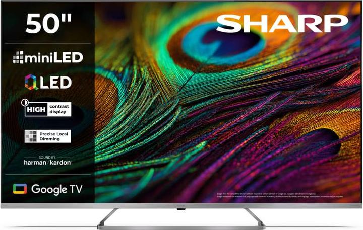 Actual product image Sharp TV 50JP7465E 50, 3840 x 2160 (Ultra HD 4K), Mini LED (50", Mini-LED, QLED, 4K, 2025)