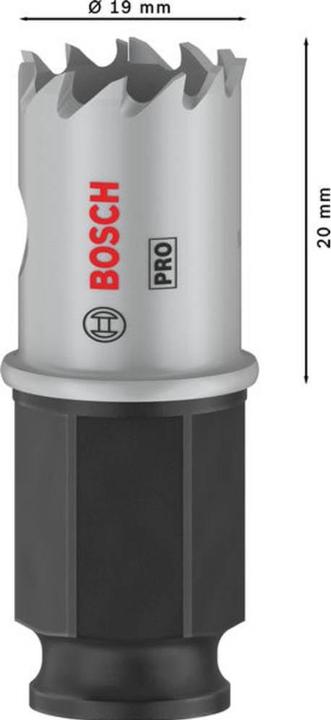 Produktbild Bosch Professional Zubehör PRO Sheet Metal PC Plus Lochsäge, 19 mm (19 Millimeter)