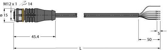 Actual product image Turck Connection cable (10 m)
