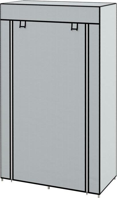 Produktbild Swisshandel24 Stoffschrank Kleiderschrank mit 5 Fächern, Kleiderstange, Garderobe mit Reissverschluss, Faltschrank (83 x 42.5 x 162.5 cm)