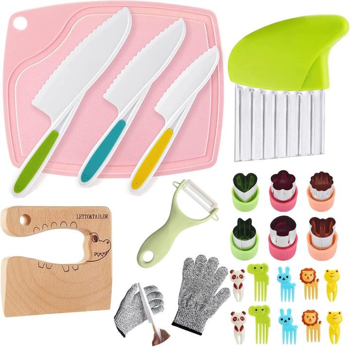 Produktbild Letto & Tailor Kinder-Küchenmesser Set