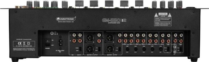 Produktbild Omnitronic EM-550B MK2 Entertainment-Mixer (Studio- und Livemixer)
