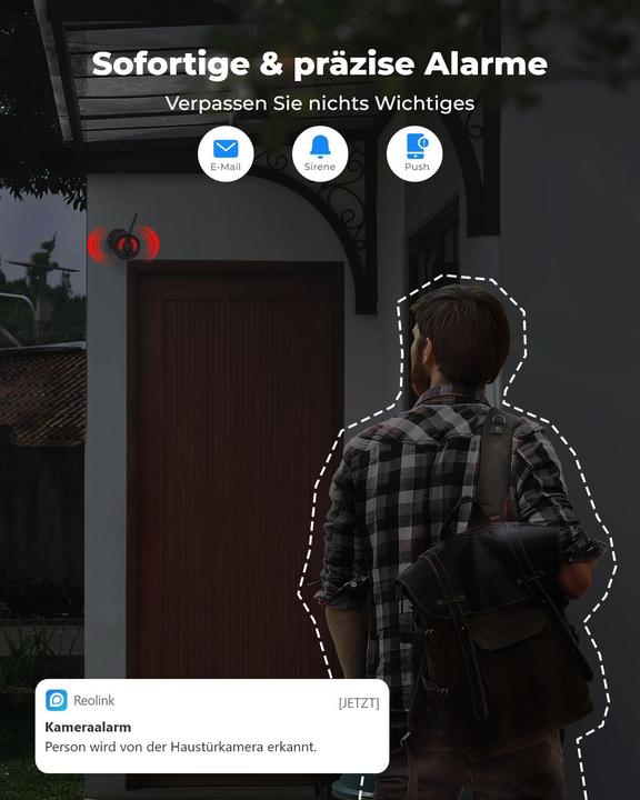 Image du produit Reolink Argus Series B320 Batterie-WiFi (2304 x 1296 Pixels)