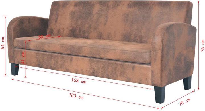 Image du produit vidaXL Sofa (3 places)