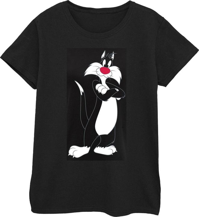 Immagine prodotto Looney Tunes Sylvester Crossed Arms Maglietta Donna (L)