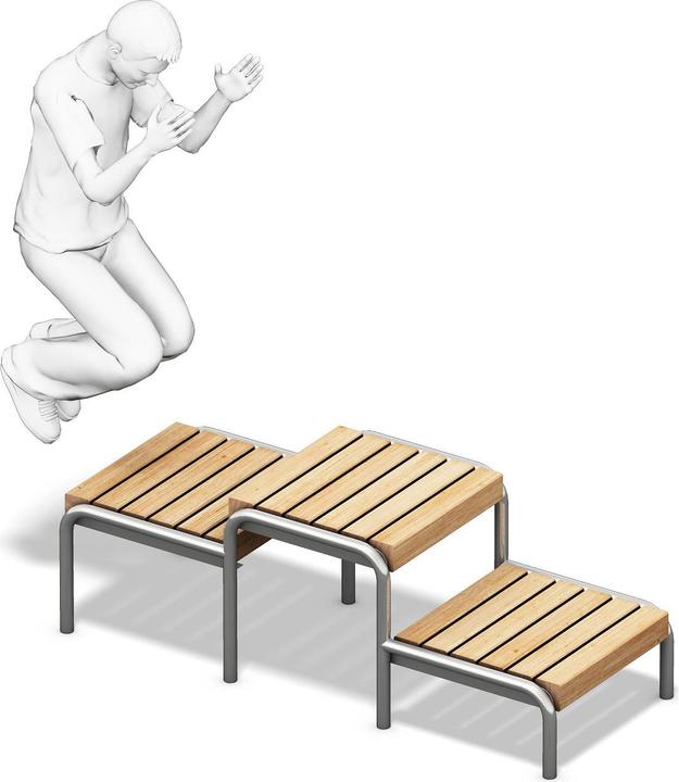Immagine prodotto Playparc Stazione Calisthenics Piattaforma Squat