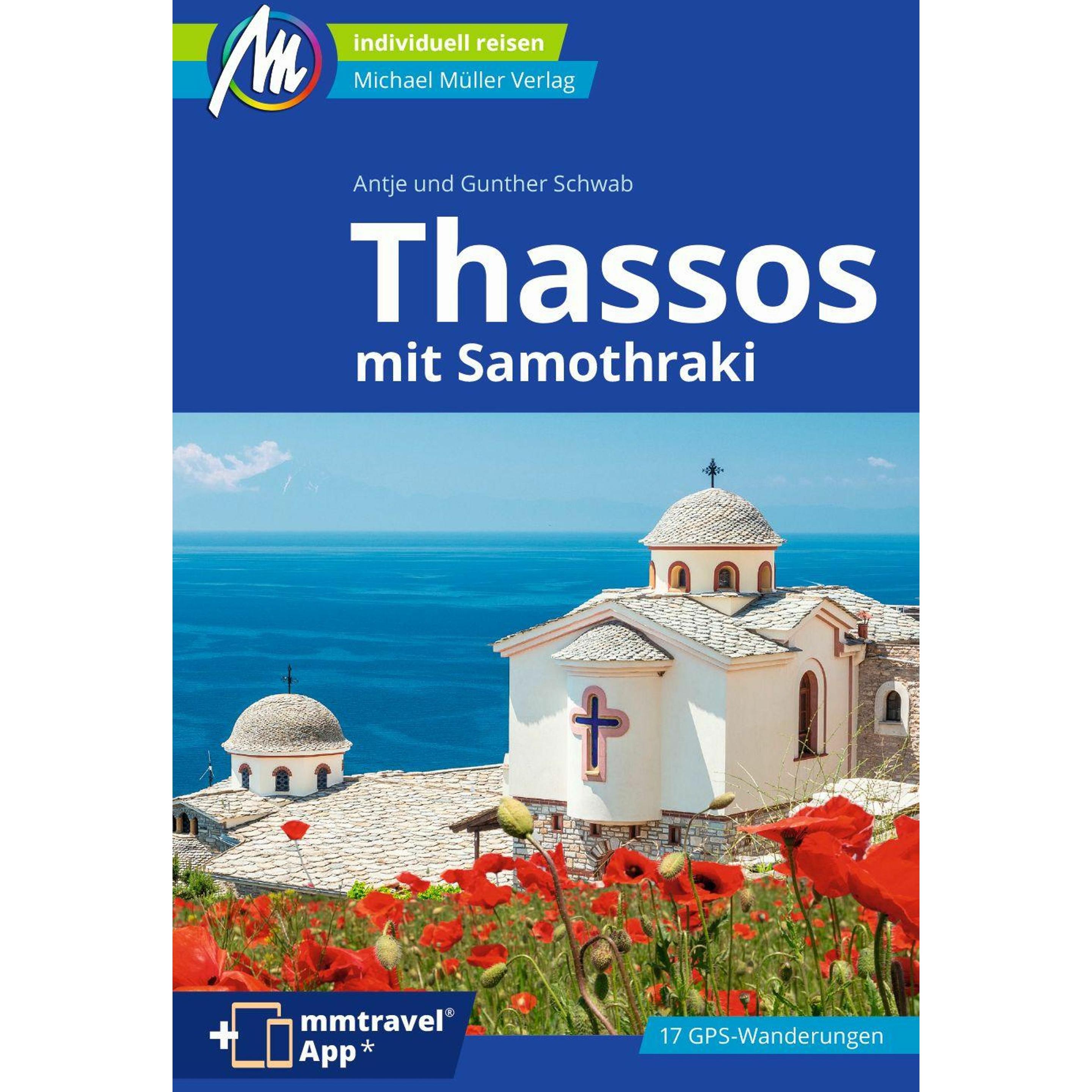 Thumbnail - Schwab:Thassos Reiseführer MM, Ratgeber von Antje Schwab, Gunther Schwab