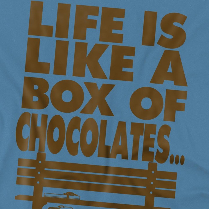 Immagine prodotto Forrest Gump Life Maglietta Uomo (XL)