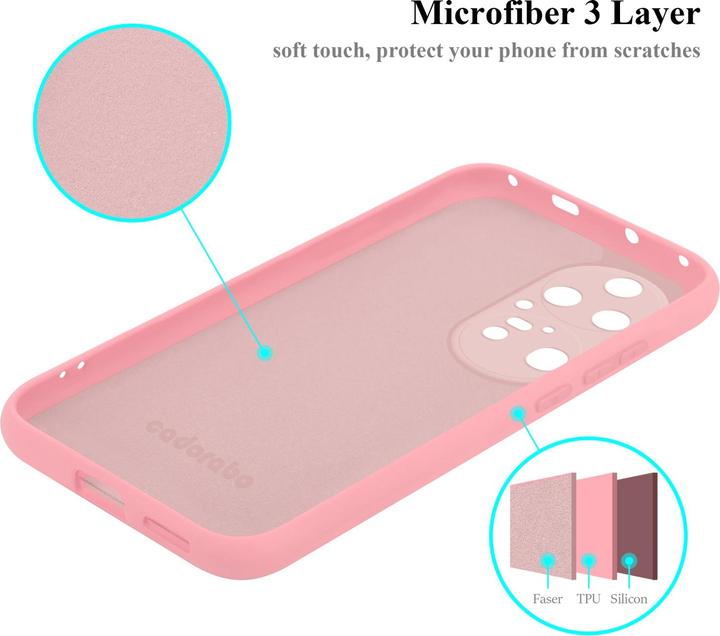 Actual product image Cadorabo TPU Liquid Silicone Case Cover for Huawei P50 PRO (Huawei P50 Pro)