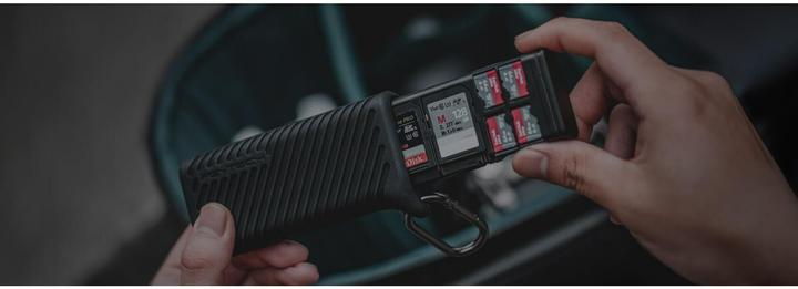 Actual product image Pgytech CreateMate High-speed Card Reader Case (USB-C)