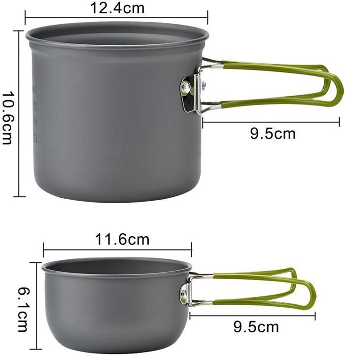 Actual product image Cozyswan Picknick-Topf Camping Kochgeschirr