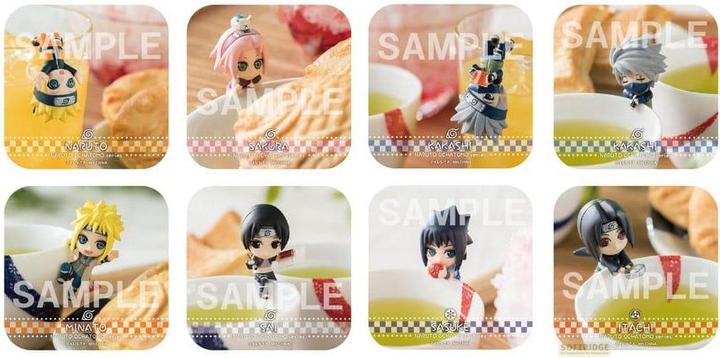 Actual product image Megahouse Naruto Shippuden Ochatomo Series Collectible Figures 5 cm Konoha Break Time Range (8)
