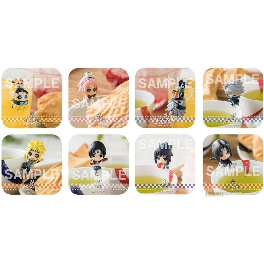 Megahouse Naruto Shippuden Ochatomo Series Sammelfiguren 5 cm Konoha Break Time Sortiment (8)