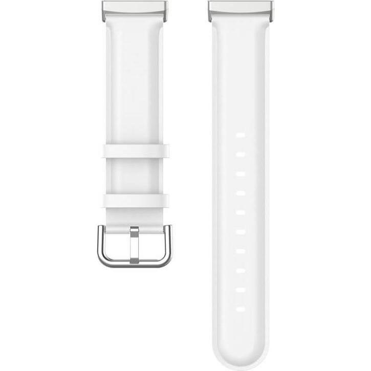 Thumbnail - Cover-Discount Fitbit Versa / Sense - Lederarmband weiss (Kunstleder, Versa 3, Sense), Uhrenarmband, Weiss