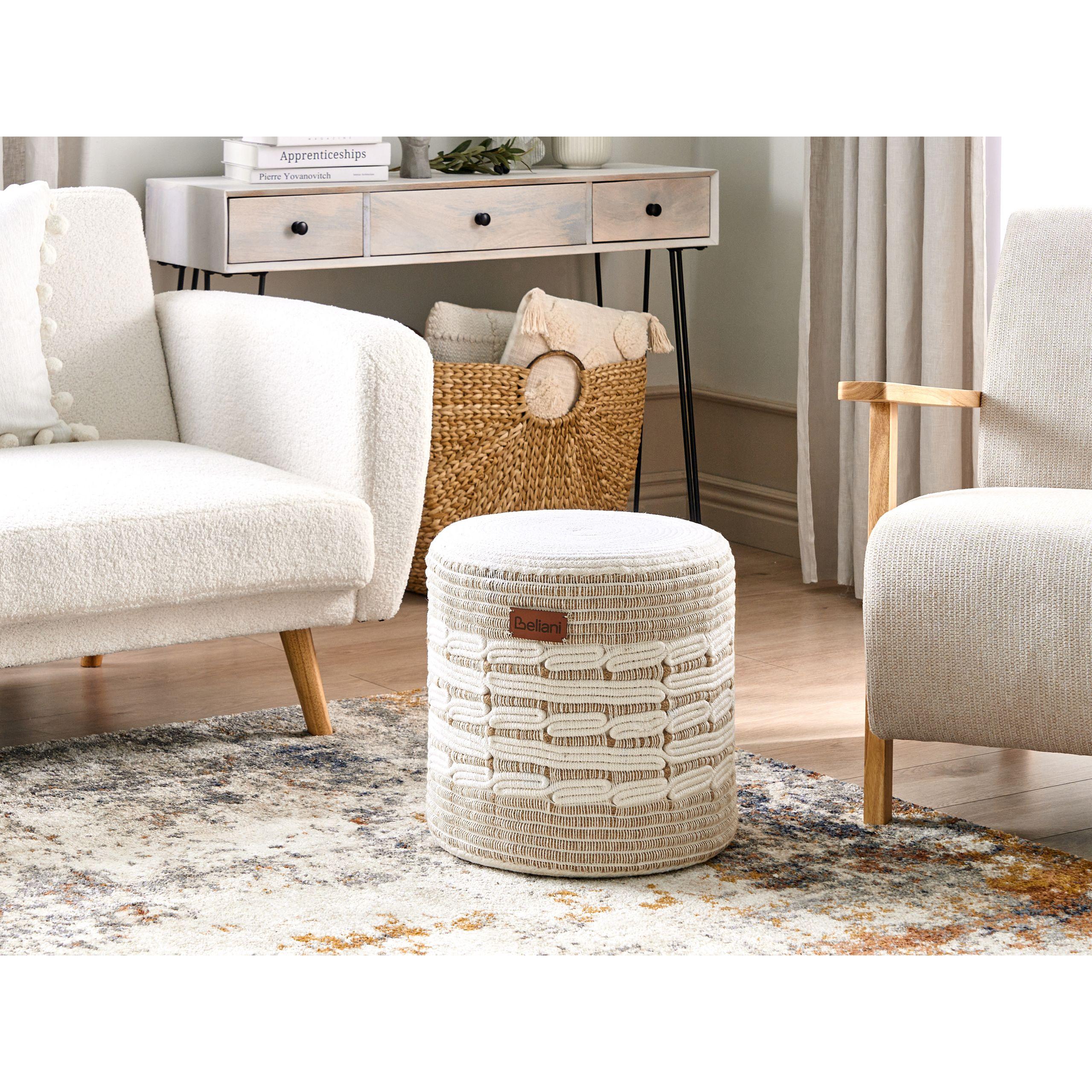 Beliani, Hocker + Pouf, Abtin