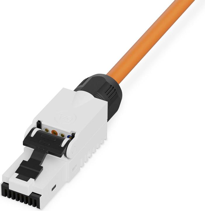 Actual product image Digitus CAT 6A connector for field mounting unshielded AWG 27/7 to 22/1 solid and stranded wire