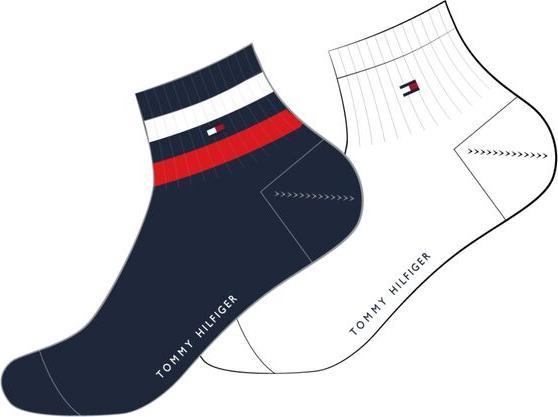 Image du produit Tommy Hilfiger Socken Söckchen 2P Weiss/Marine (lot de 2, 43 - 46)