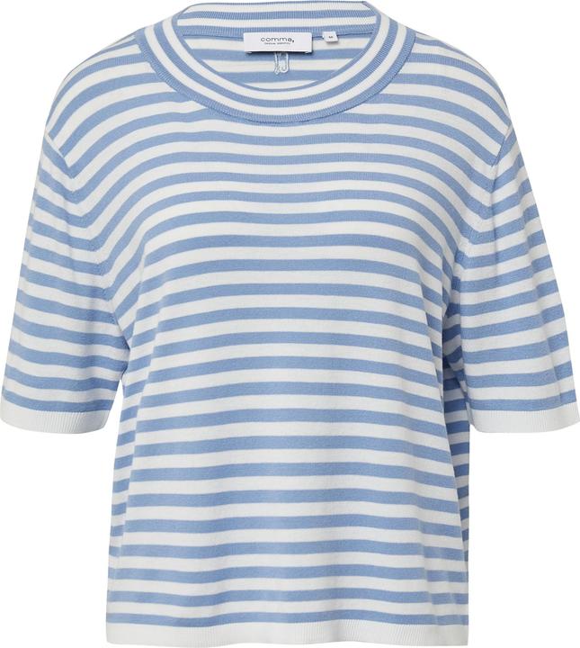 Produktbild Comma Strickpullover Kurzarm-Pullover aus Feinstrick im Boxy Fit (46)